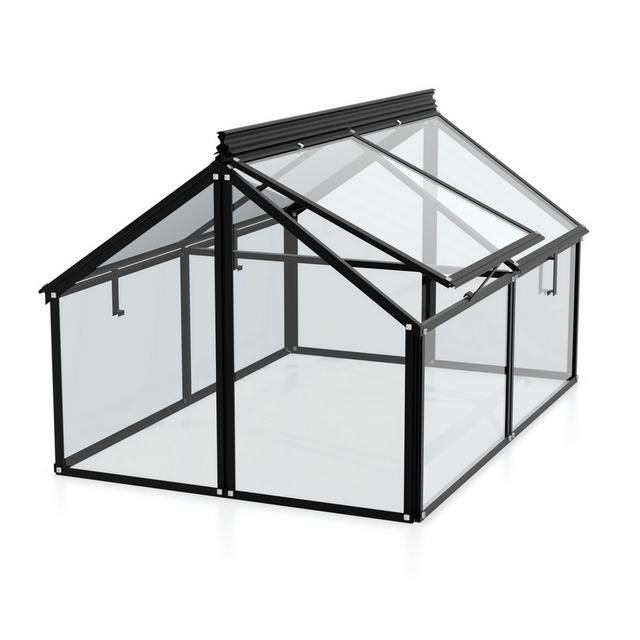 Vitavia Hochfrühbeet Gaia Jumbo HKP 4 mm Granit-Schwarz B 83 x T 122 x H 135 cm