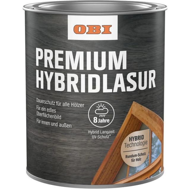OBI Hybridlasur Premium Birke 375 ml