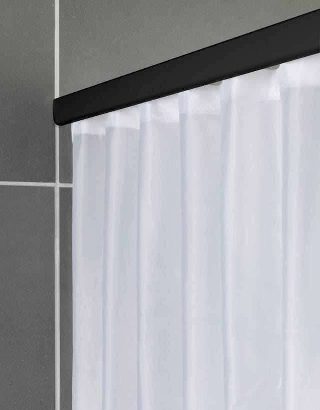 Schöner Wohnen Teleskop-Duschschiene Jete 125 - 210 cm Schwarz