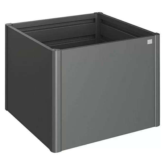 Biohort Hochbeet Metall Dunkelgrau-Metallic 77 cm x 102 cm x 102 cm