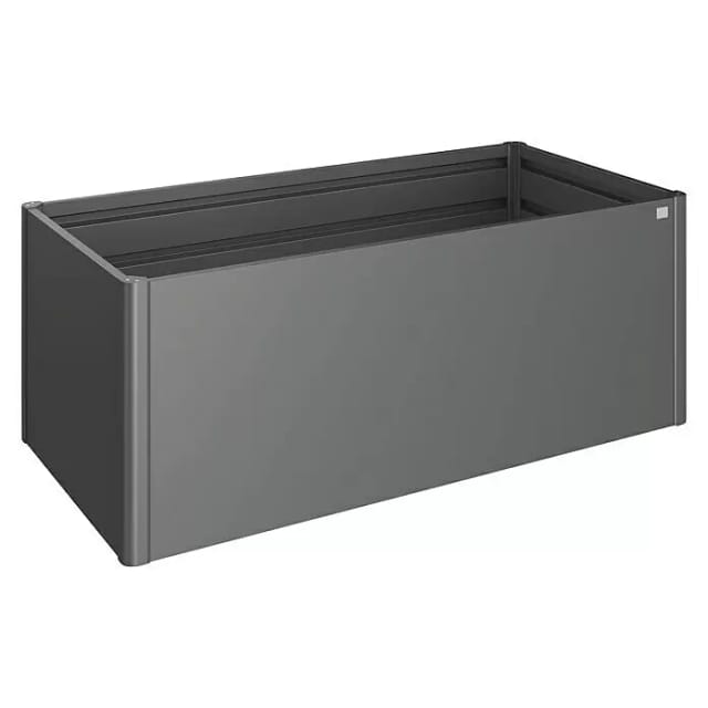 Biohort Hochbeet Metall Dunkelgrau-Metallic 77 cm x 201 cm x 102 cm