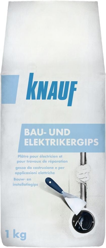 Knauf Bau- & Elektriker -Gips 1 kg