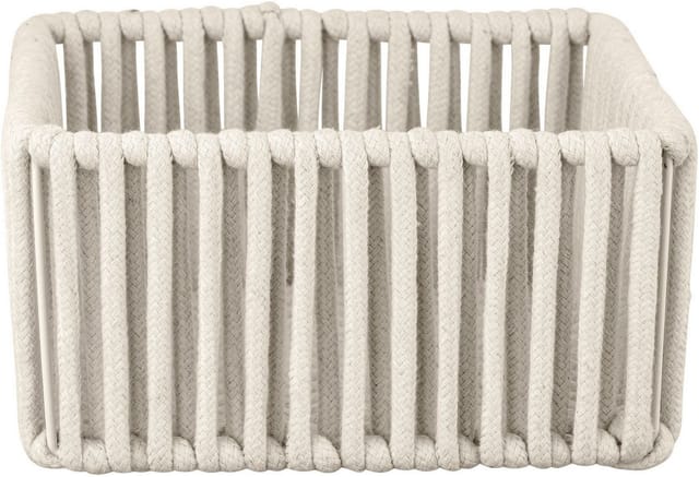 Schöner Wohnen Badkorb Zovo M Natur mit Baumwoll-Polyester-Kordel