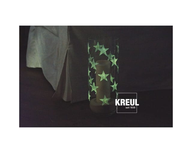 Kreul Acryl Nachtleuchtfarbe Gelb 150 ml