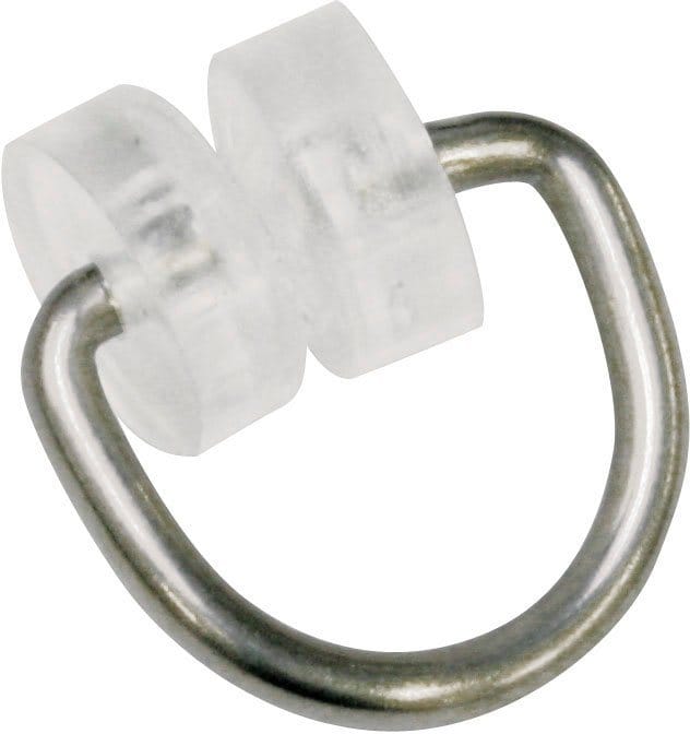 Gardinia T-Rollringe Silber/Transparent 20-er Pack