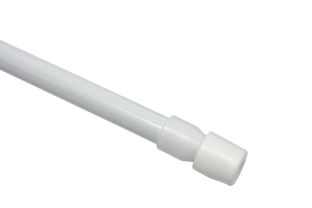 Gardinia Klemmstange Ø 6/8 mm Weiß 60 cm - 90 cm 2-er Pack