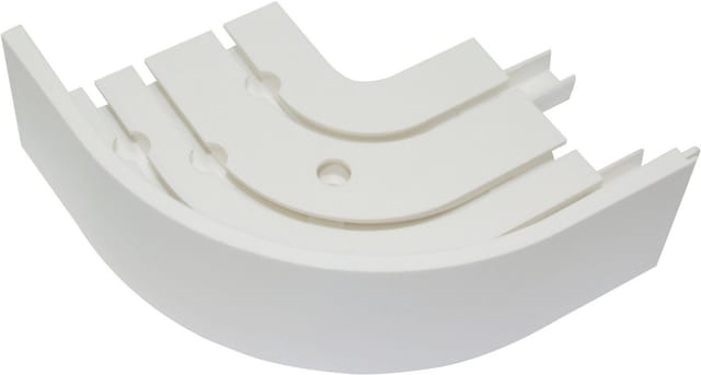 Gardinia Rundbogen P2Ü Weiß 13,5 cm x 13,5 cm 2-er Pack