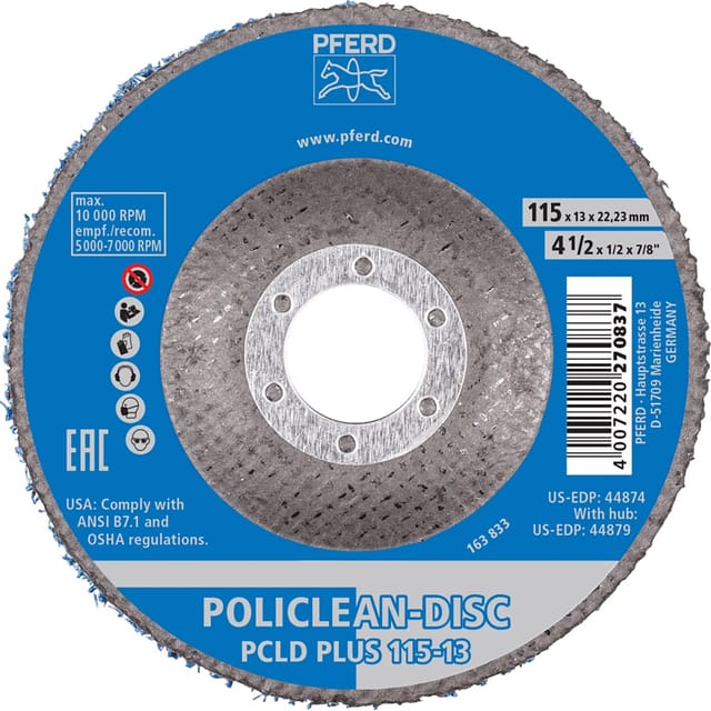 Pferd Vlieswerkzeuge PCLD Plus 115 mm x 13 mm