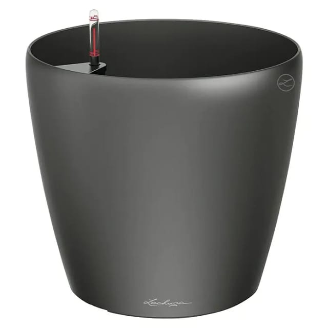 Lechuza® Pflanzgefäß Classico Premium Ø 70 cm x 65 cm Anthrazit metallic