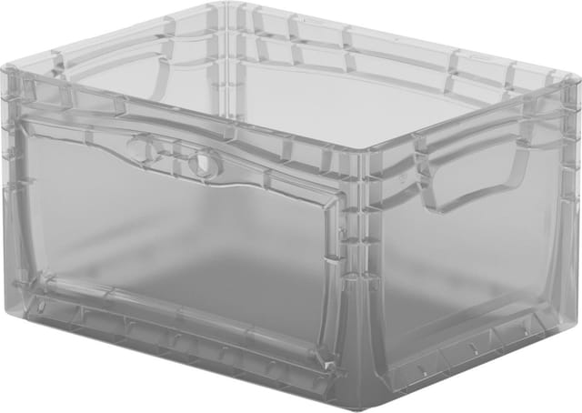 Eurobox-System Box Flap Side 40 x 30 x 22 cm Transparent