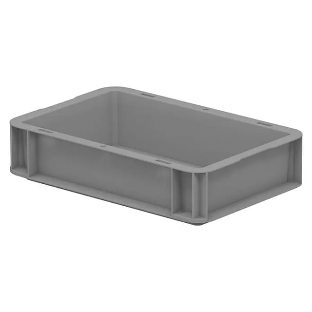Eurobox-System Box Vollwand 30 x 20 x 7 cm Grau