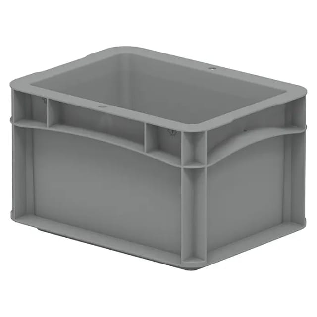 Eurobox-System Box Vollwand 20 x 15 x 12 cm Grau