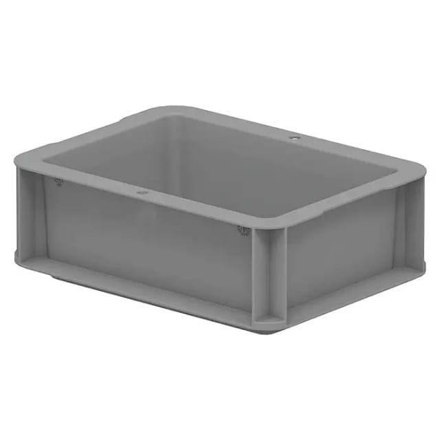 Eurobox-System Box Vollwand 20 x 15 x 7 cm Grau