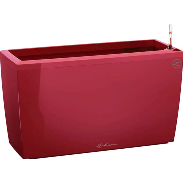 Lechuza® Pflanzgefäß Cararo Premium 75 cm x 30 cm Scarlet rot hochglanz
