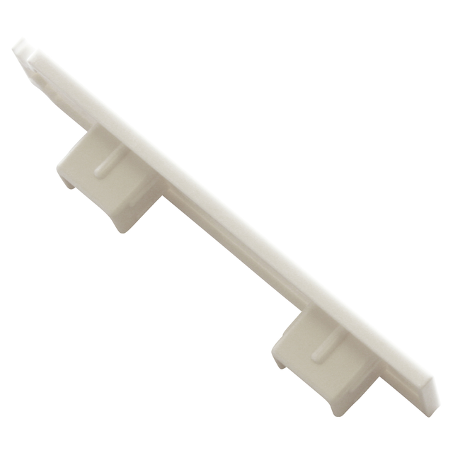 Gardinia Endstück für Vorhangschiene GE3 3-läufig Weiß 2-er Pack
