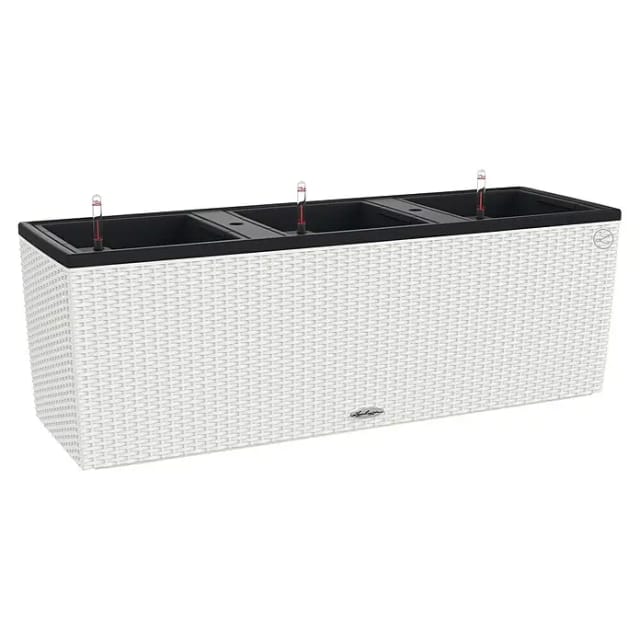 Lechuza® Pflanzgefäß Trio Cottage 130 cm x 42 cm x 44 cm Weiß