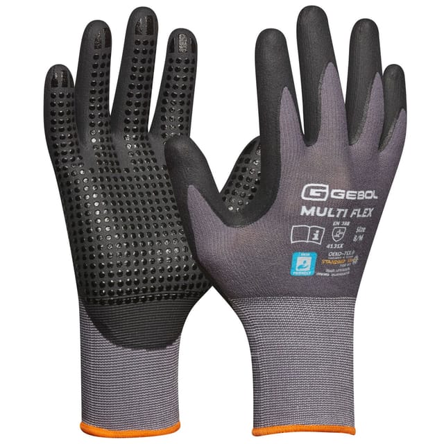 Gebol Handschuh Multi Flex Gr. 8 Grau