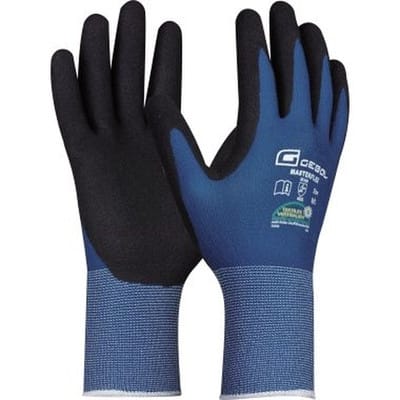 Gebol Handschuh Master Flex Gr. 9 Blau-Schwarz