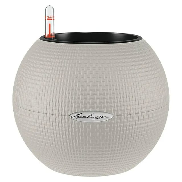 Lechuza® Pflanzgefäß Puro Color Ø 20 cm x 16 cm Sandbraun