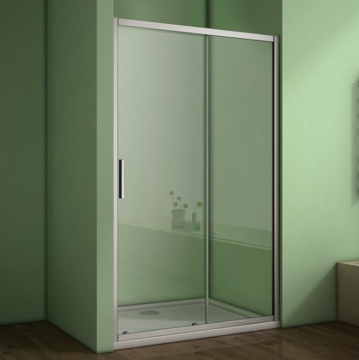120x185cm Bad 2xpendeltür Duschkabine Duschabtrennung Dusche Rechteckig