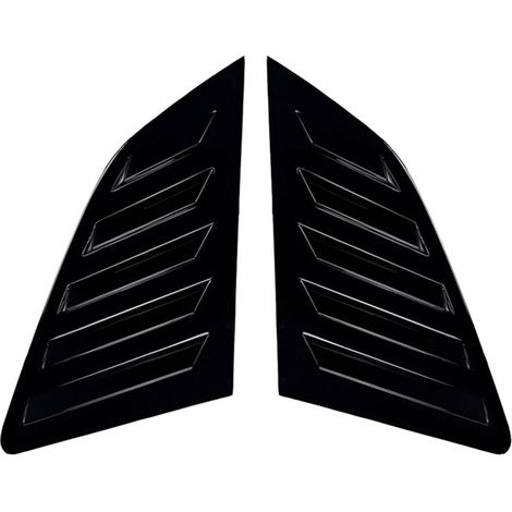 Dreieckige Heckscheibenblenden Für Pkw, Schutzleiste Für Audi A3 S3 8v Schrägheck (2014–2020), Schwarz Glänzend