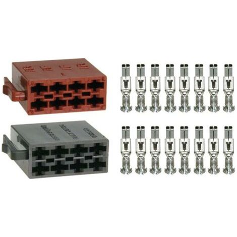 Montagesatz 2x Unbestückte Iso-stecker 16-pin Mit Stiften