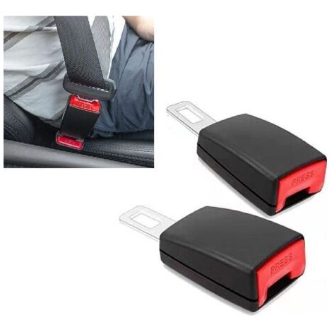 Set Mit 2 Sicherheitsgurtverlängerungen – Universelle Gurtschlösser Für Autositze – Hochwertiges Abs-material – Verbesserter Fahrkomfort