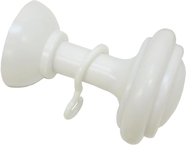 Gardinia Schalhalter Bifo mit Haken Weiß 8 cm