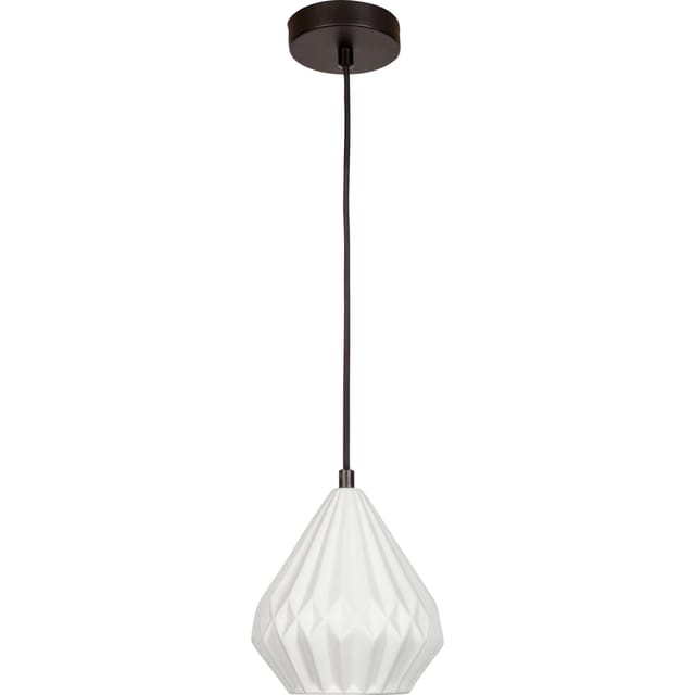 Pendelleuchte Keramik Weiß 120 cm