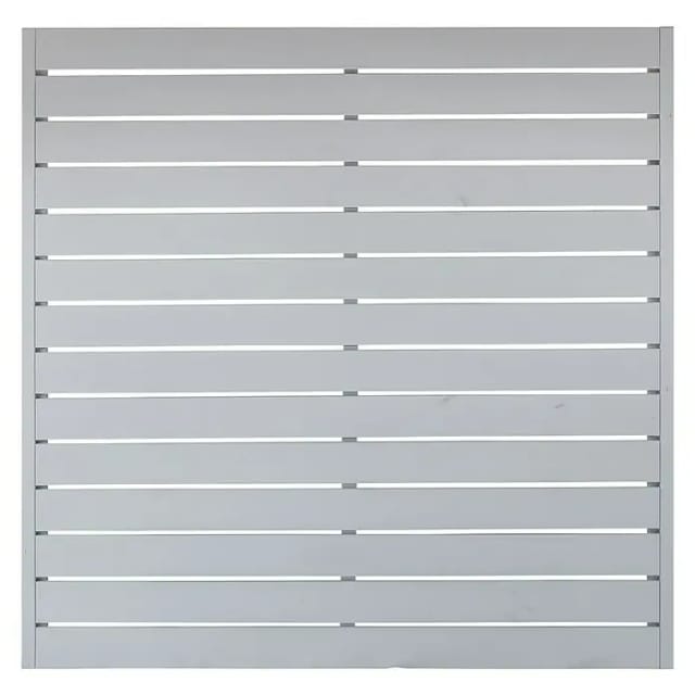 Sichtschutzzaunelement Faro Grau,ackiert 180 cm x 180 cm