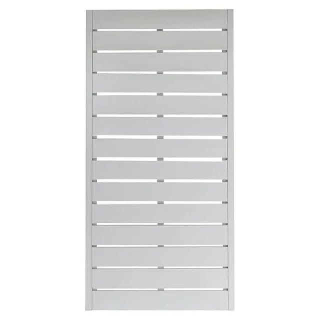 Sichtschutzzaunelement Faro Grau,ackiert 180 cm x 90 cm