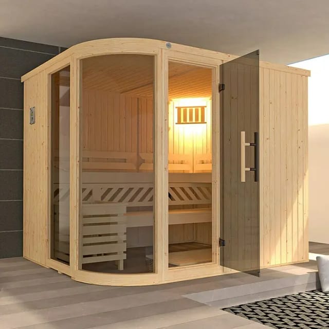 Weka Designsauna Sara 2 Sparset 9,0 kW OS