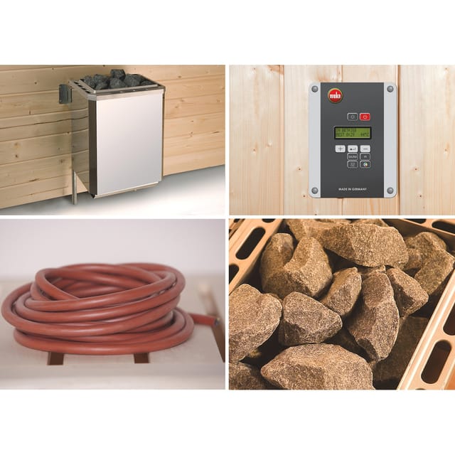 Weka Ofenset 6 - 4,5 kW BioS BioAktiv digitale Steuerung