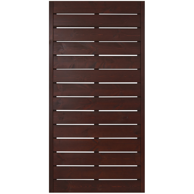 Sichtschutzzaunelement Faro Braun,ackiert 180 cm x 90 cm