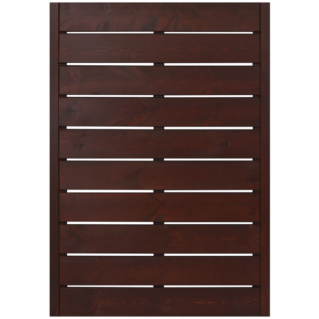 Sichtschutzzaunelement Faro Braun,ackiert 130 cm x 90 cm