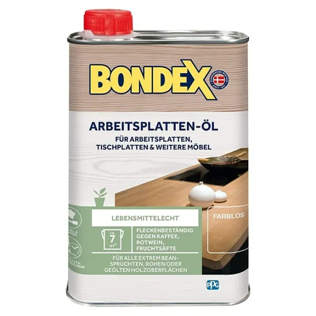 Bondex Arbeitsplatten-Öl Transparent 250 ml