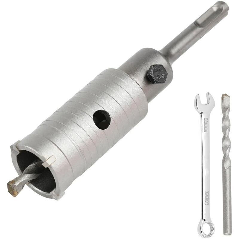Betonkernbohrer Ø 30 Mm Mit 110-mm-sds-plus-adapter. Betonkernbohrer. Kernbohrer Zum Bohren Von Löchern In Blockwänden.