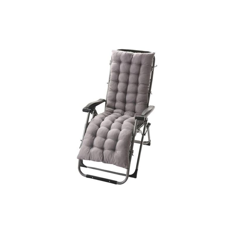 Liegenkissen 155 X 48 X 8 Cm – Strapazierfähiges Polyestergewebe – Gurtbefestigung – Optimaler Komfort Für Gartenmöbel – Andiamo