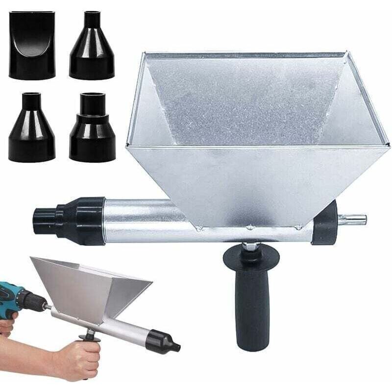 Mörtelpistole, Zement- Und Kalkmörtelpumpe, Mörtelpistole Mit 4 Düsen Für Mörtelfugen, Steinmauern, Ziegelmauern Und Fußböden.