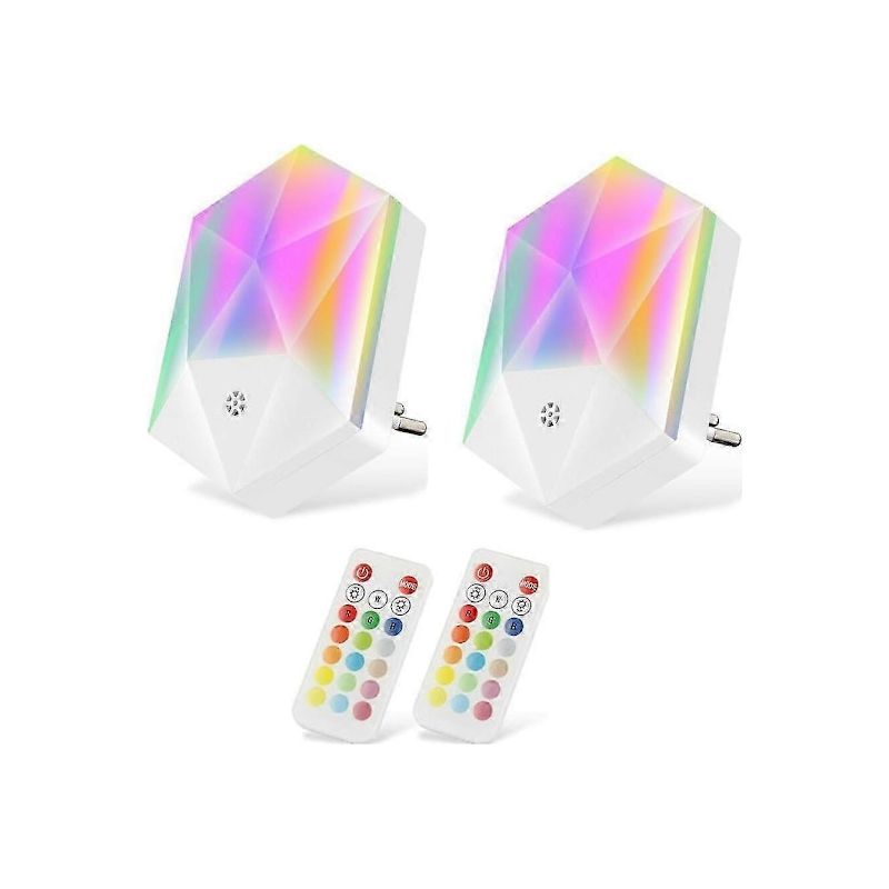Zwei Mit Einem Lichtsensor Ausgestattete Nachtlichtfassungen, Led-nachtlichter Für Kinder, Geeignet Für Kinderzimmer, Treppenhäuser, Schlafzimmer, Küchen Und Als Orientierungsbeleuchtung.