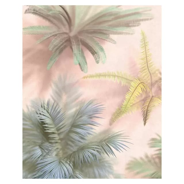 Komar Vliestapete Vague Botany 200 cm x 250 cm Pastellrosa