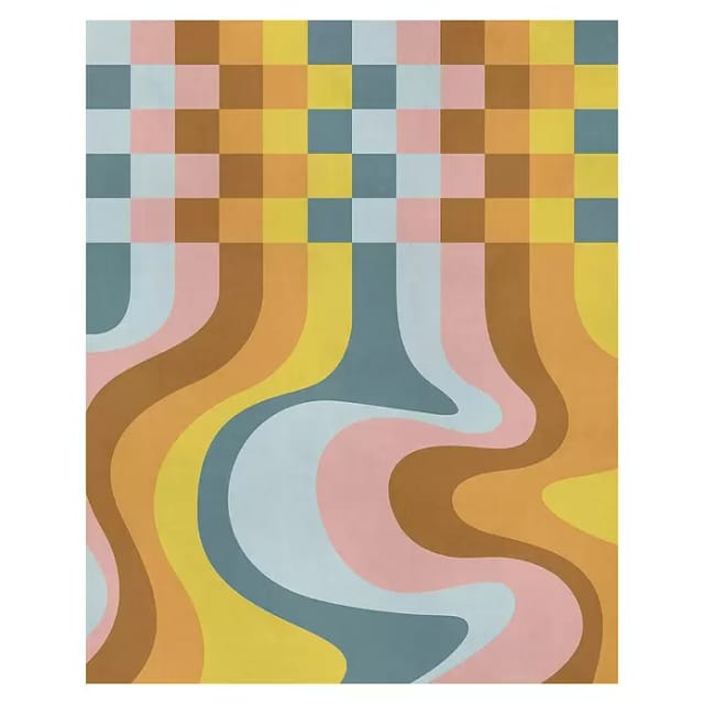Komar Vliestapete Colored Honey 200 cm x 250 cm Mehrfarbig