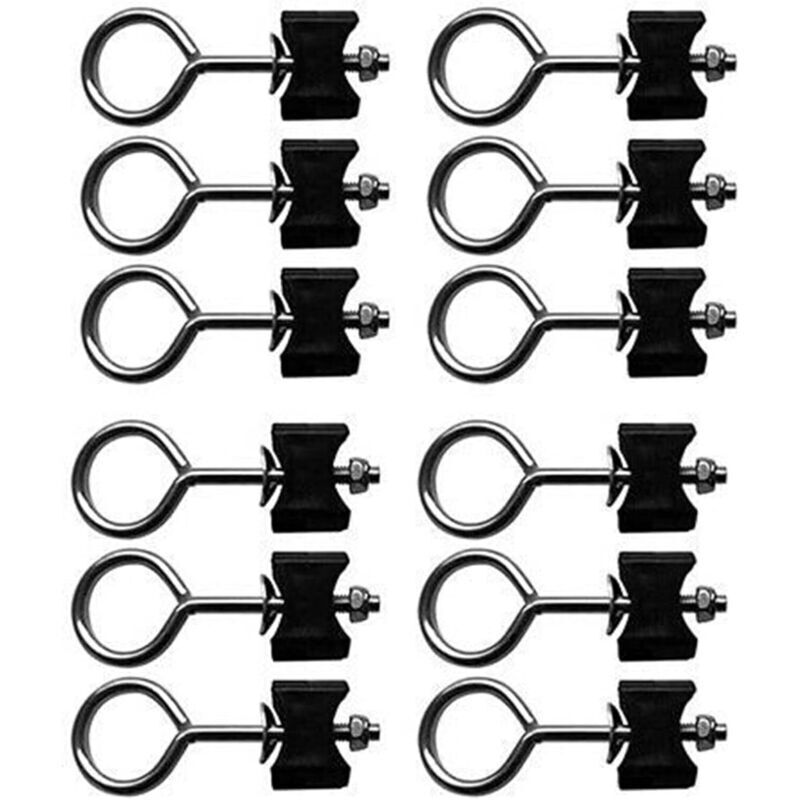 Vis Rondes Pour Fixer Les Accessoires De Trampoline - Fonctionnement Simple - Durable - Pratique - Convient Pour Les Grands Trampolines Et Les Petits Trampolines（12 Pcs）