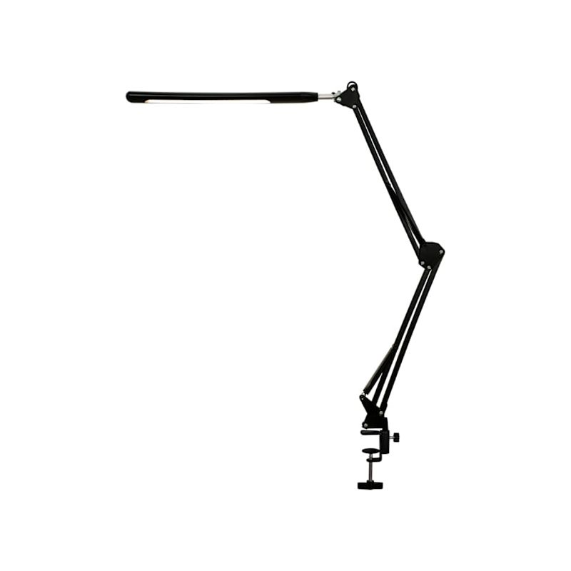 Inf Led-schreibtischlampe Mit Verstellbarem Arm, Schwarz