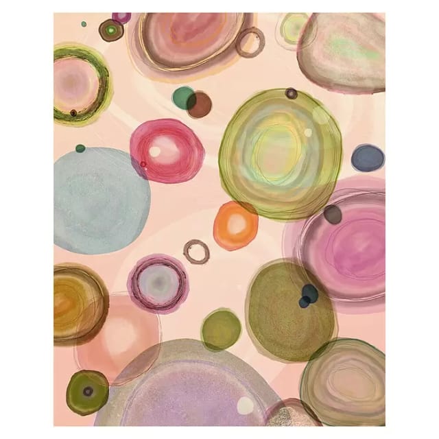 Komar Vliestapete Microcosmos 200 cm x 250 cm Mehrfarbig