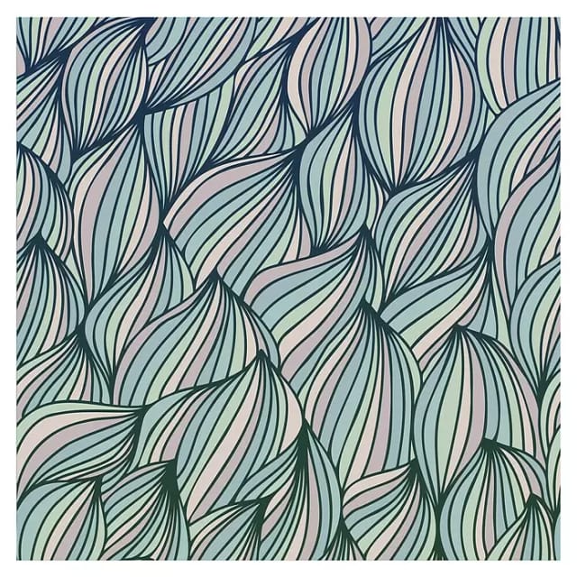 Komar Vliestapete Frequenz 200 cm x 250 cm Blau