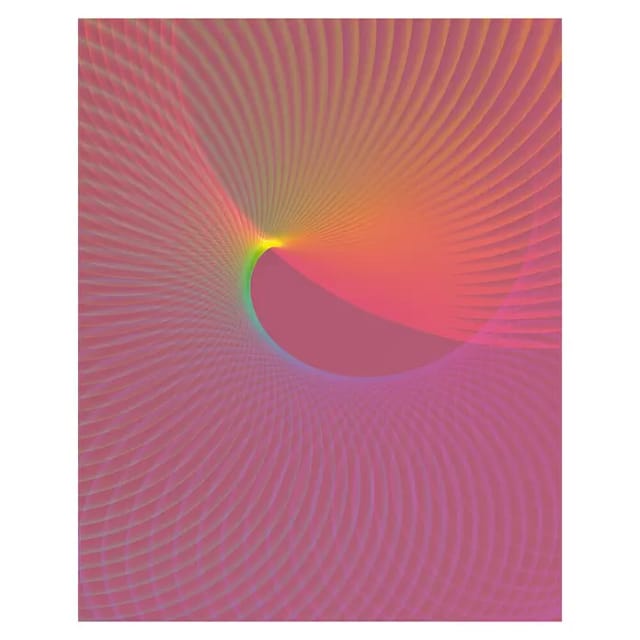 Komar Vliestapete Gentle Waves 250 cm x 250 cm Rosa