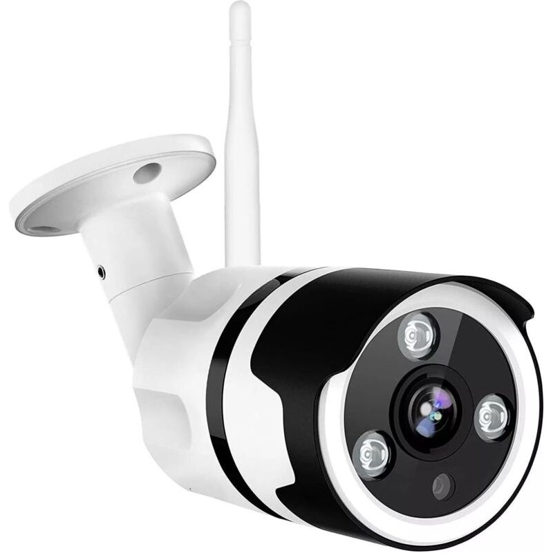Wlan-überwachungskamera Für Den Außenbereich, Full Hd 1080p Videoüberwachung, Kompatibel Mit Alexa, Wlan-netzwerkkamera, Mit Nachtsicht, Bewegungserkennung Und Weiteren Funktionen.