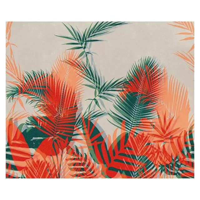 Komar Vliestapete Tropical Trip 300 cm x 250 cm Orange