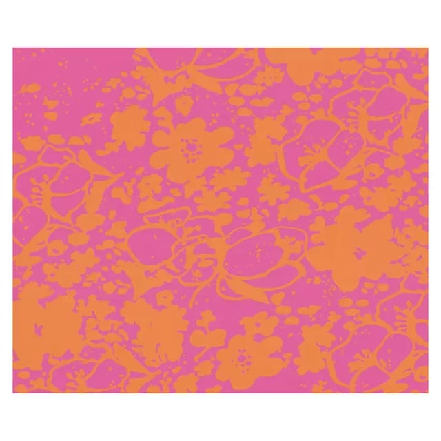 Komar Vliestapete Douche de Feuilles 300 cm x 250 cm Orange